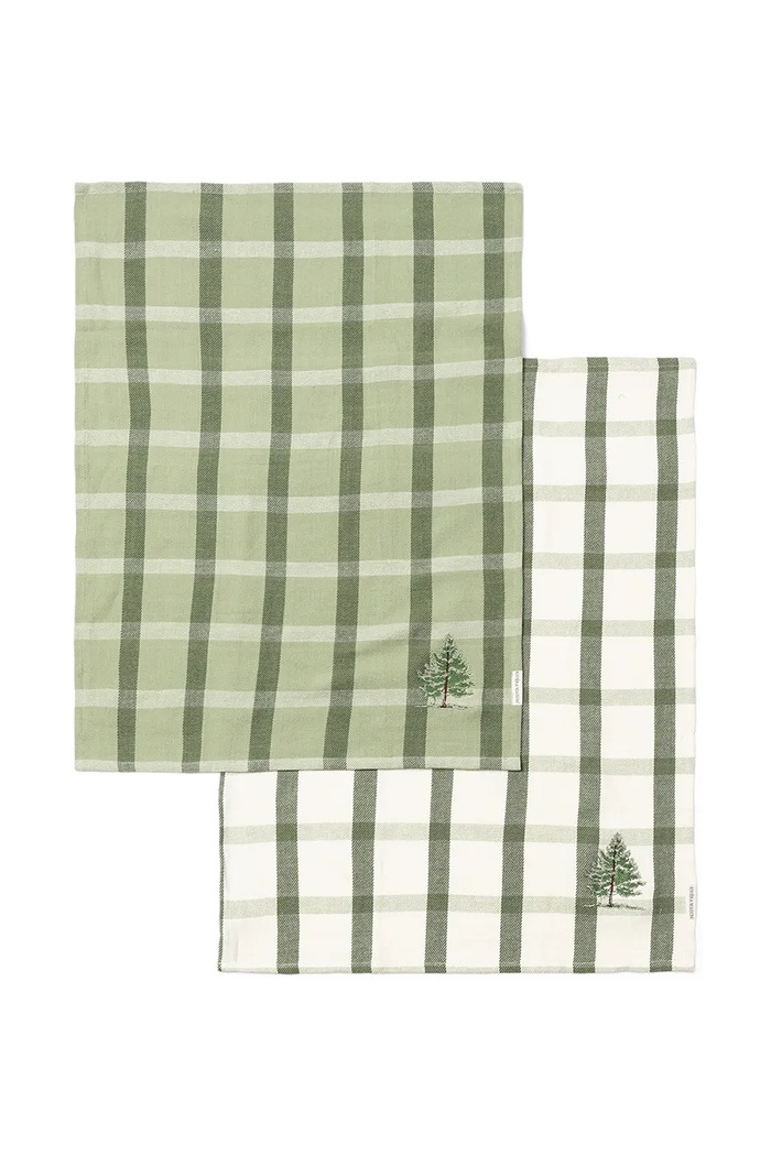 Riviera Maison Zestaw ścierek kuchennych bawełnianych 2-pack 70 x 50 cm multicolor 590130