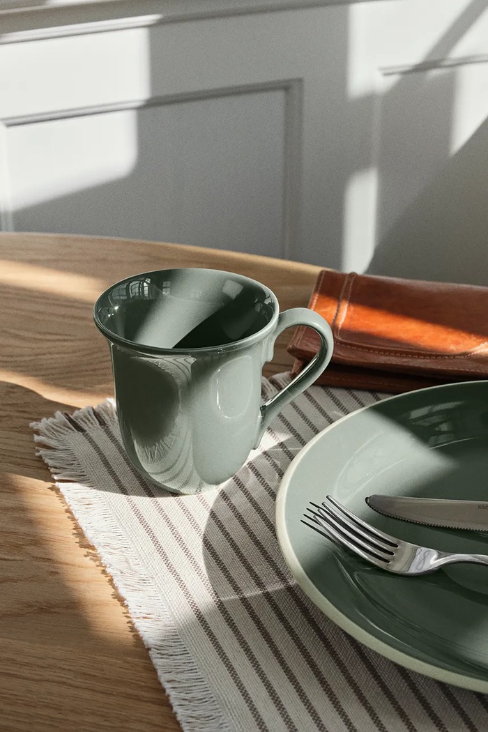 Kuchnia i bar Broste Copenhagen Zestaw podkładek bawełnianych Elouise 2-pack 71210323 beżowy