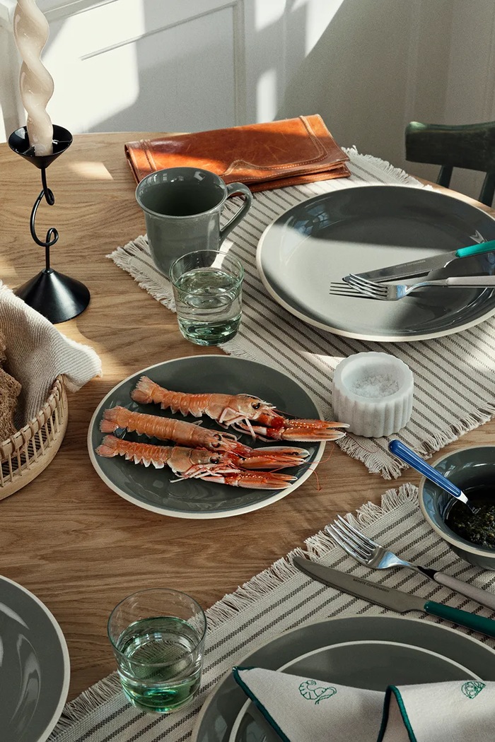 Zestaw podkładek bawełnianych Elouise 2-pack Broste Copenhagen 71210323 beżowy