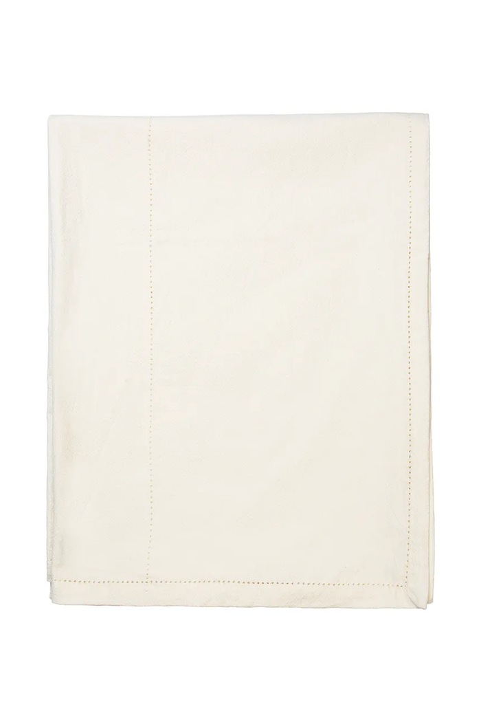 Broste Copenhagen Obrus bawełniany Elin 160 x 200 cm biały 71210390