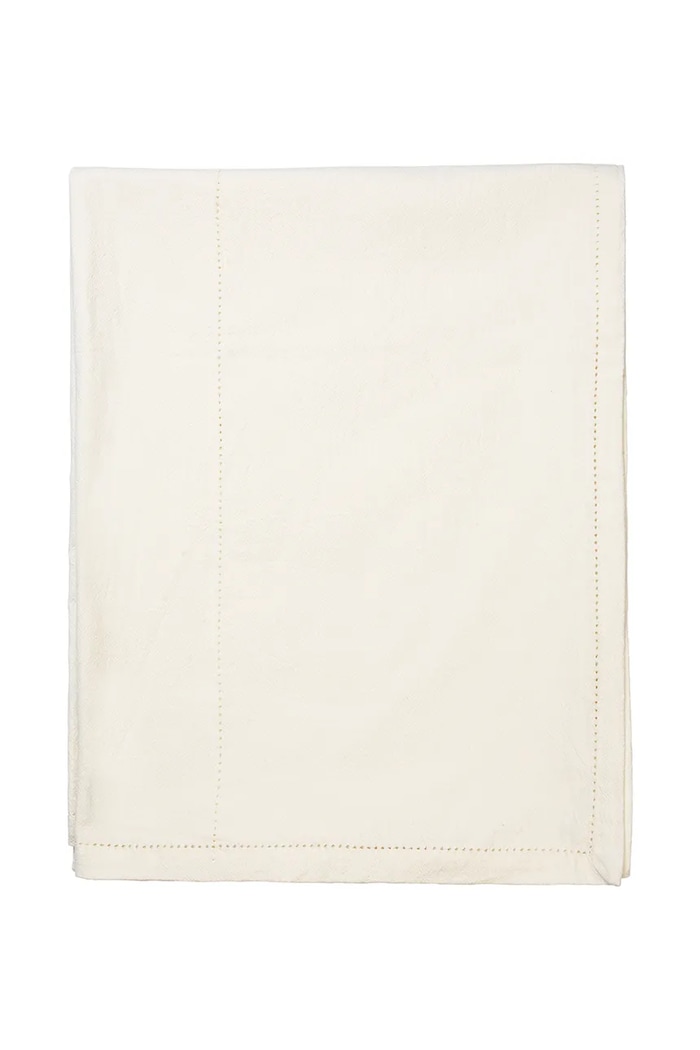 Broste Copenhagen Obrus bawełniany Elin 160 x 200 cm biały 71210390