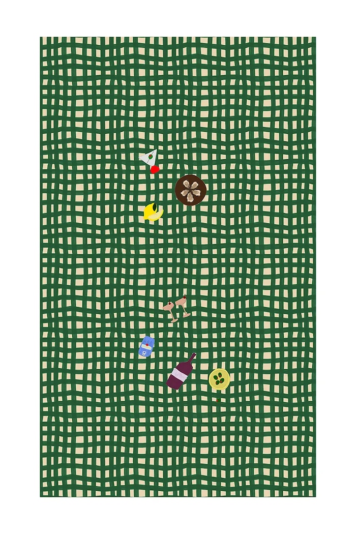 Byon Obrus z bawełną 150 x 280 cm multicolor 5219806512