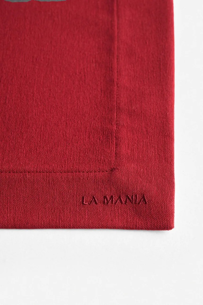 Kuchnia i bar La Mania podkładka pod talerz z bawełną 38 x 47 cm 5905549436998 czerwony