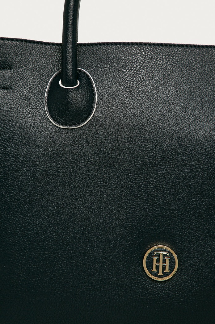 Tommy Hilfiger - Torebka CHARMING TOMMY SATCH AW0AW08602 granatowy