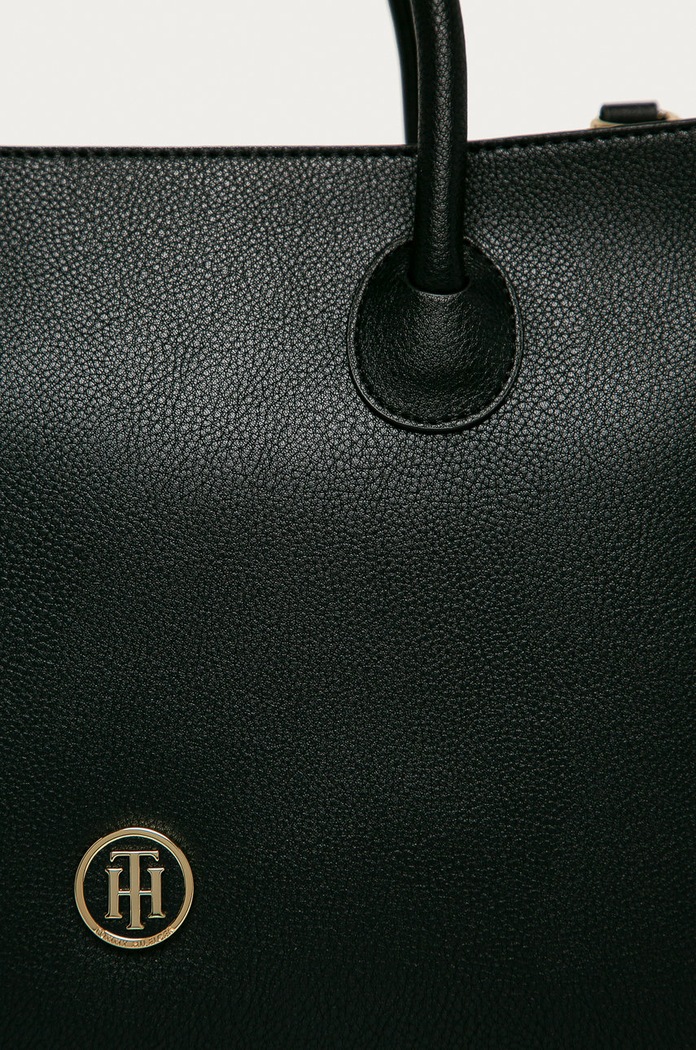 Tommy Hilfiger - Torebka CHARMING TOMMY SATCH czarny AW0AW08602