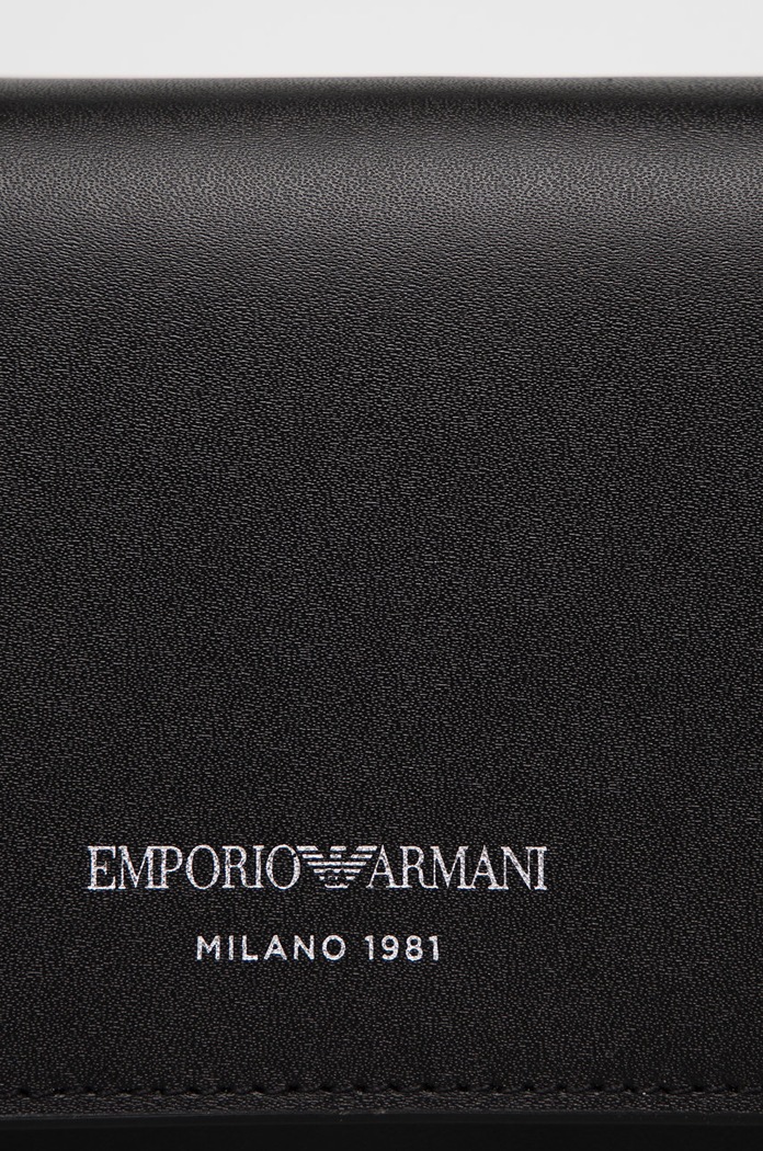 Emporio Armani Poșetă de piele Y3B157.Y263U.NOS negru AA00