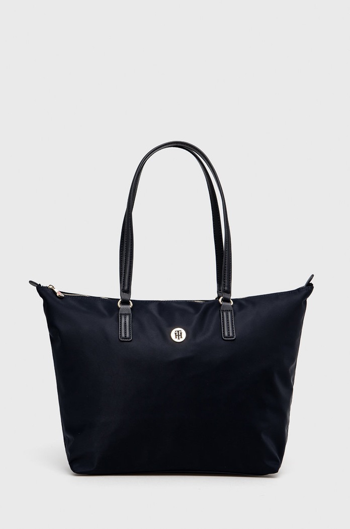 Kabelka Tommy Hilfiger hladký námořnická modř AW0AW10261.NOS
