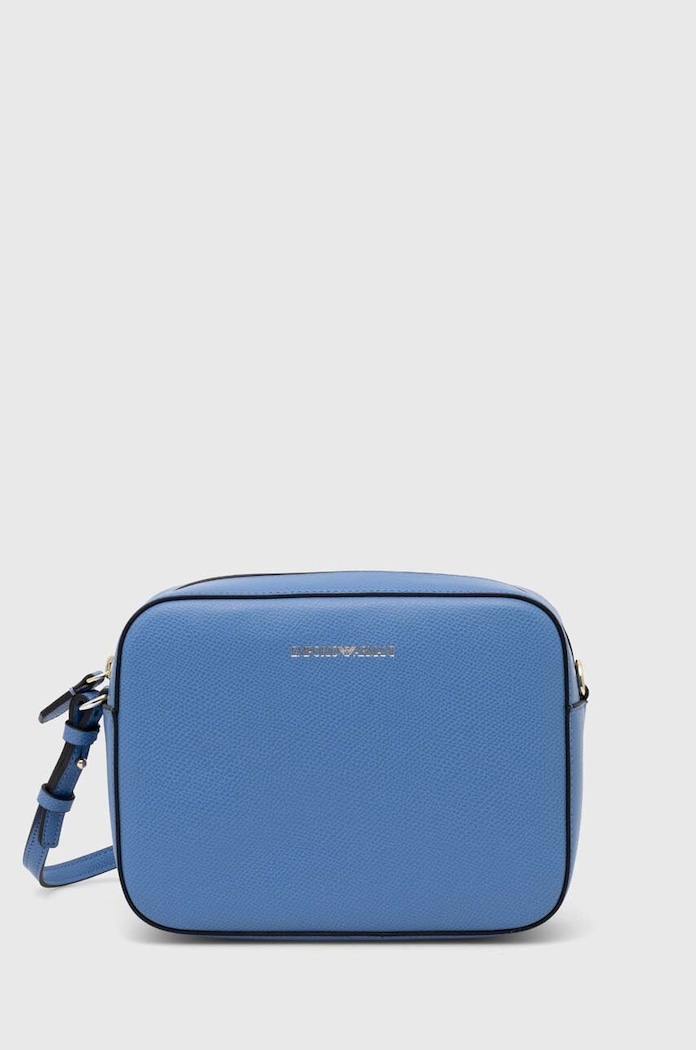 Kabelka Emporio Armani hladký modrá Y3B092.YH15A.NOS