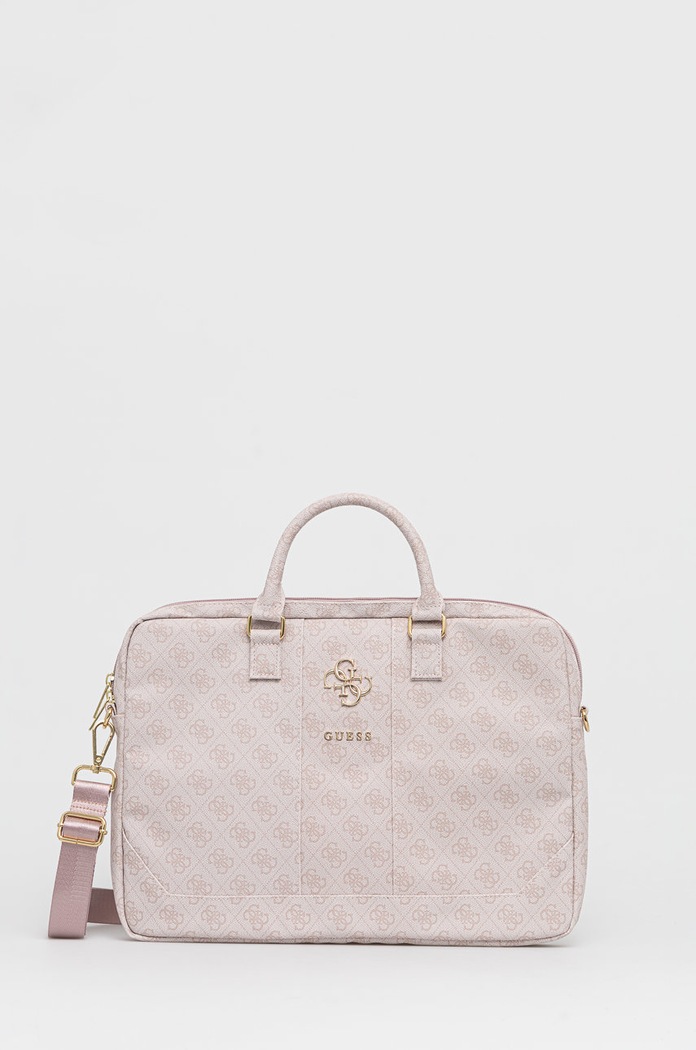 Guess laptop táska szintetikus bőr rózsaszín GUCB15G4GFPI