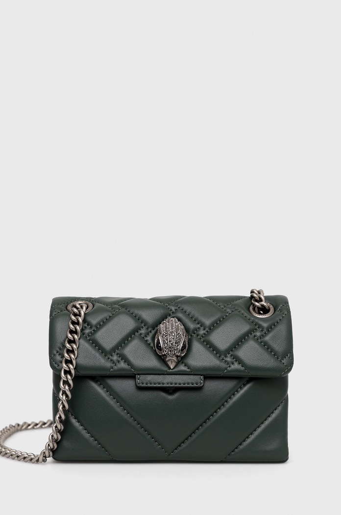 Kurt Geiger London Torebka skórzana skóra licowa zielony 1470887109