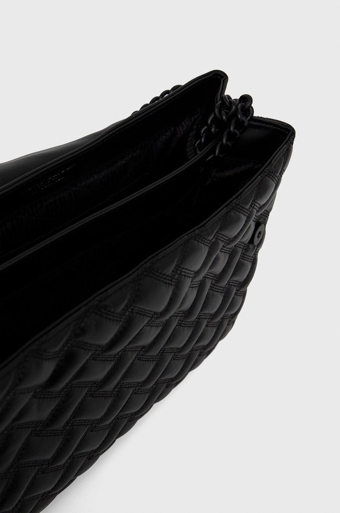 Kožená kabelka Kurt Geiger London 7386000109 černá