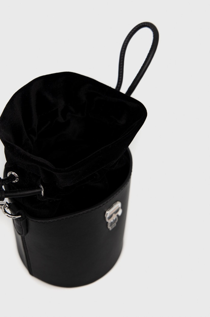 Karl Lagerfeld torebka skórzana 225W3009 czarny