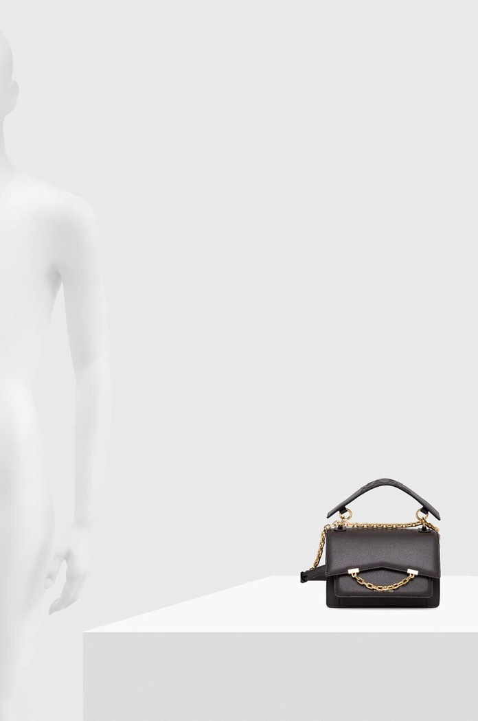 Кожена чанта Karl Lagerfeld 225W3081