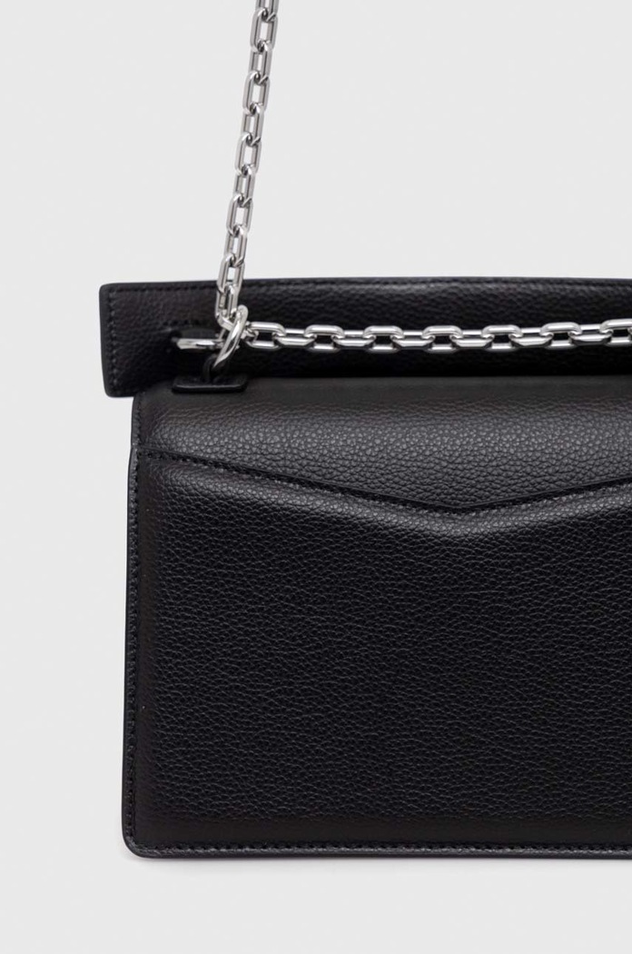 Accesorii Karl Lagerfeld poseta de piele 225W3081 negru
