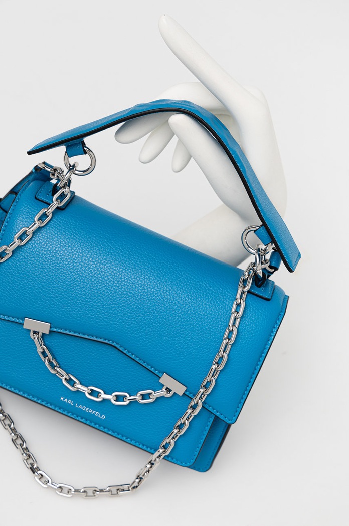 Karl Lagerfeld poseta de piele 225W3081 albastru AA00