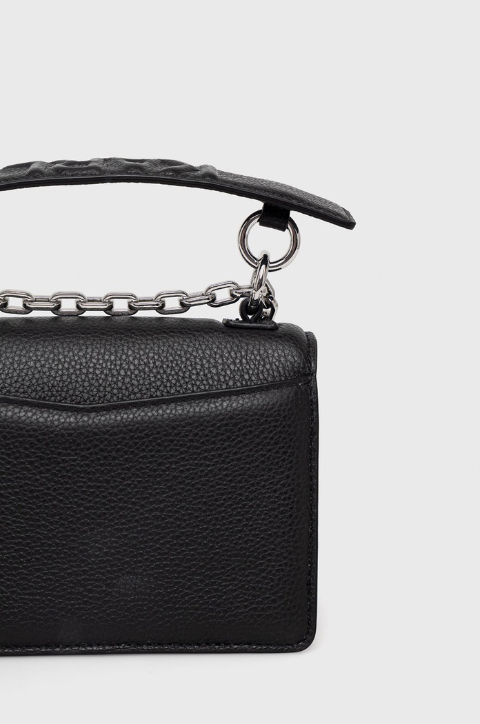 Akcesoria Karl Lagerfeld torebka skórzana 225W3082 225W3082 czarny