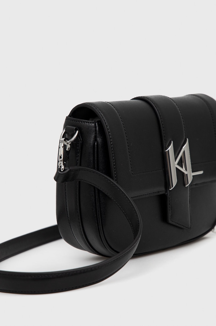 Karl Lagerfeld torebka skórzana 225W3085 czarny AA00