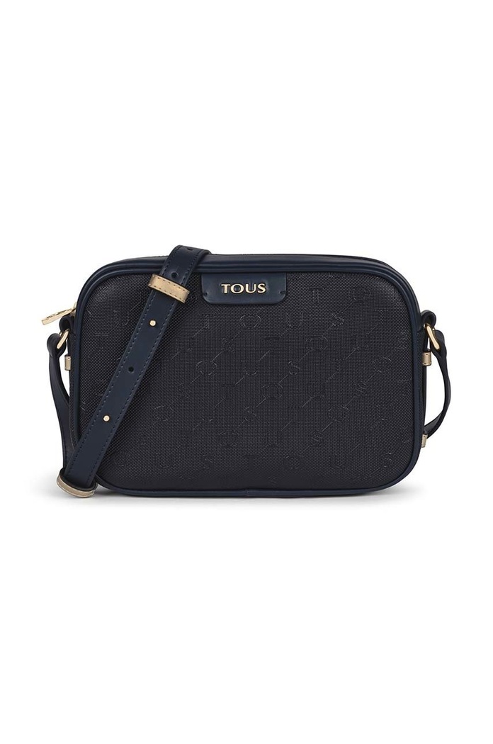 Tous torebka Script tekstylny granatowy 2001576833