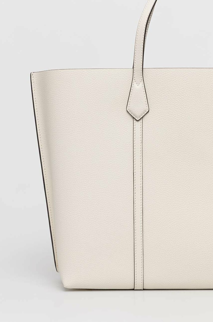 Kožená kabelka Tory Burch béžová 81932.104