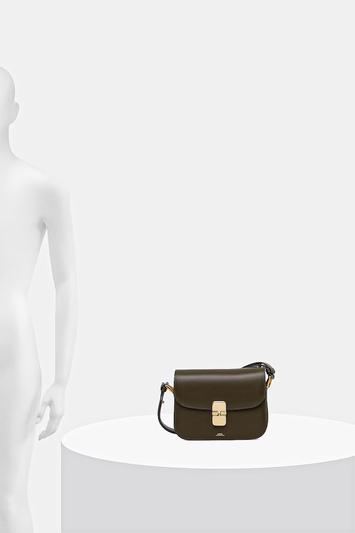 Kožená kabelka A.P.C. Sac Grace Small PXBMW.F61413