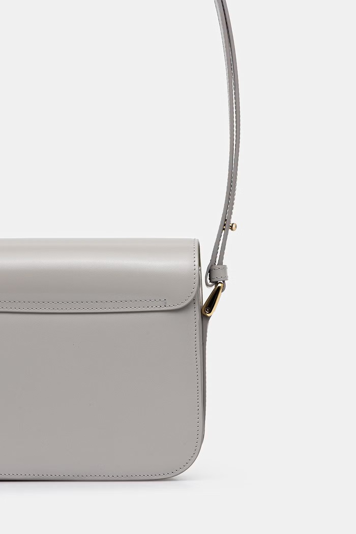 Accessories A.P.C. leather handbag Sac Grace Small PXBMW.F61413 gray