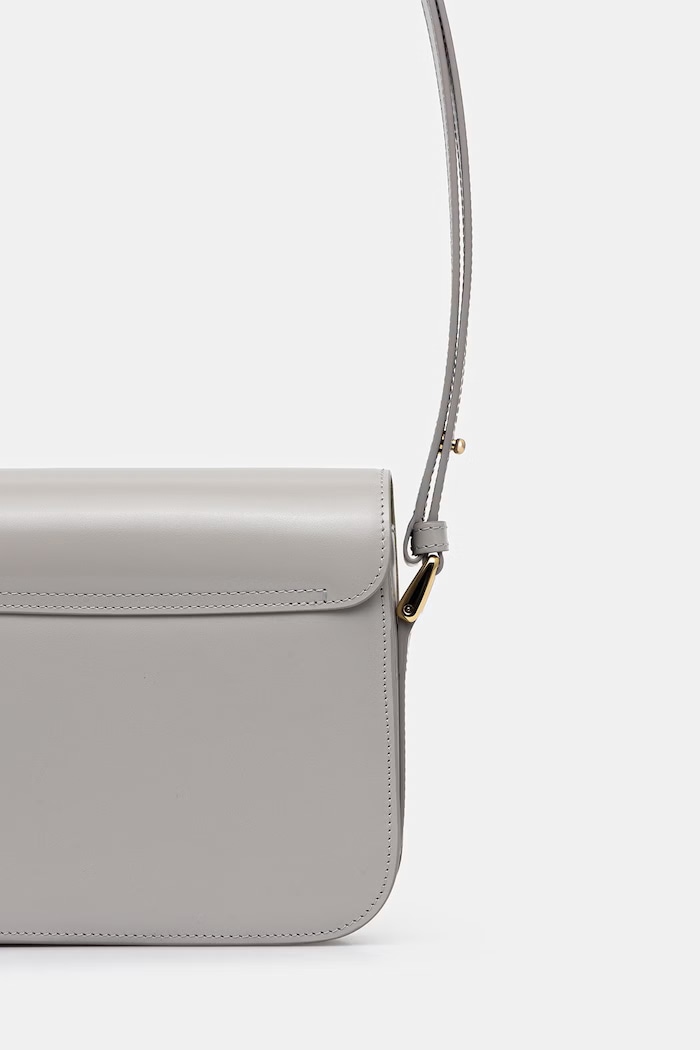 Accessories A.P.C. leather handbag Sac Grace Small PXBMW.F61413 gray