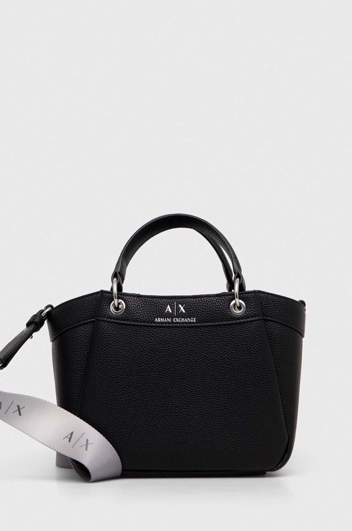 Torba Armani Exchange bez uzorka crna 942927.CC783.NOS
