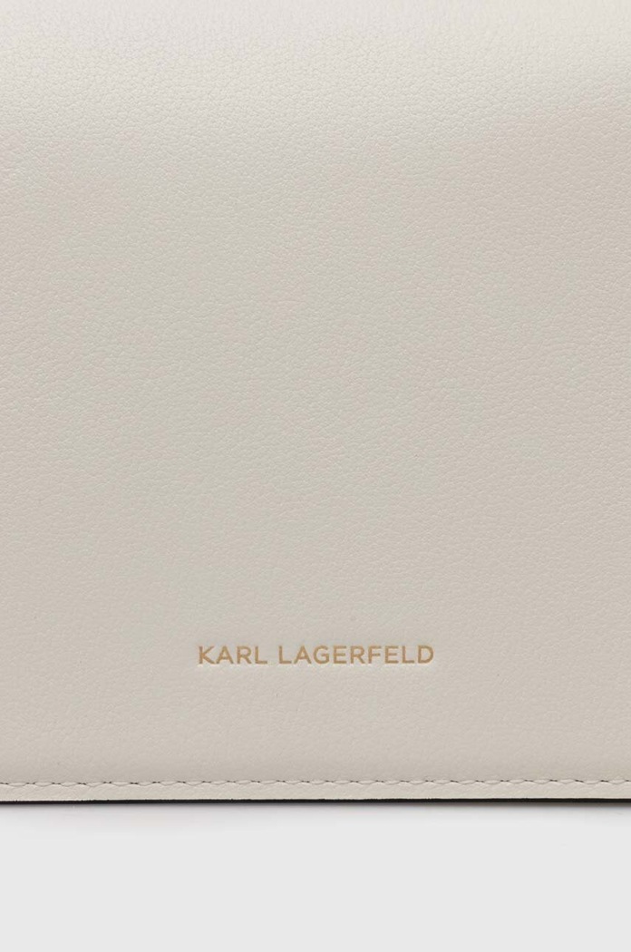 Karl Lagerfeld torebka skórzana biały 240W3005