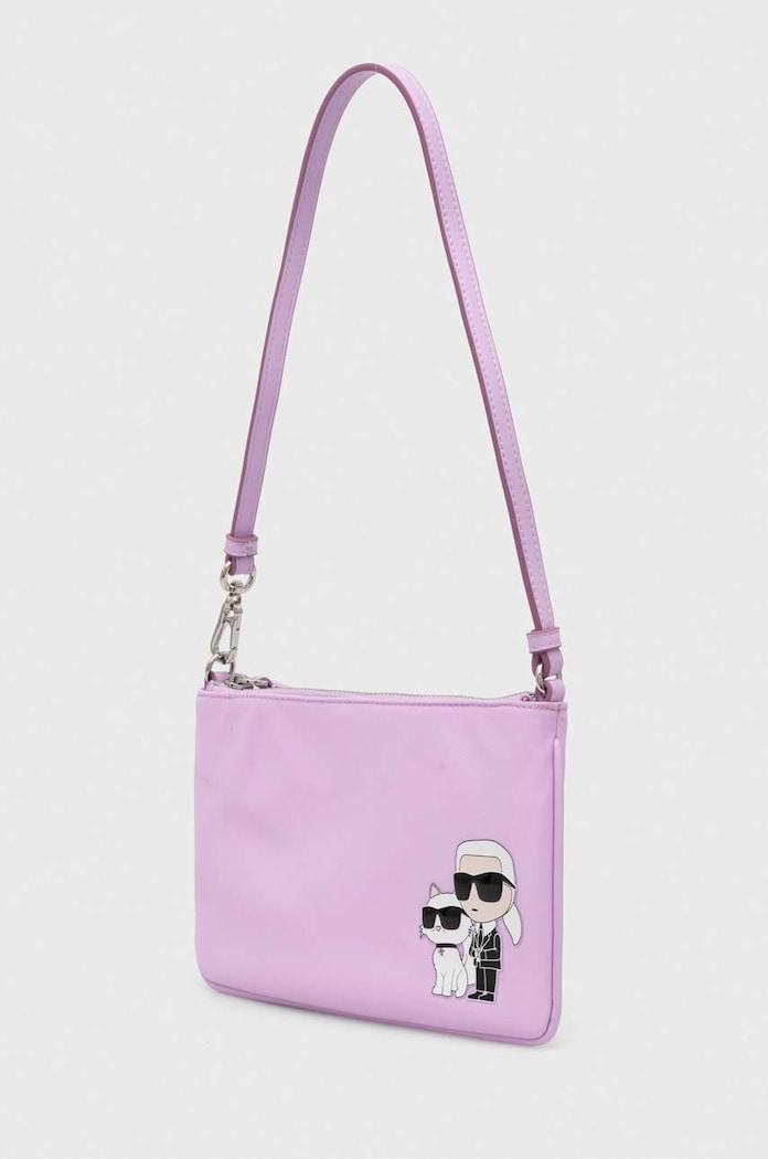 Malá taška Karl Lagerfeld 240W3230 ružová AA00