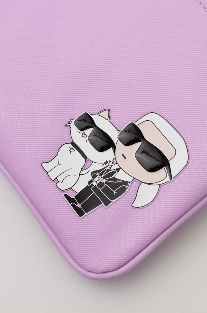 Malá taška Karl Lagerfeld ružová 240W3230