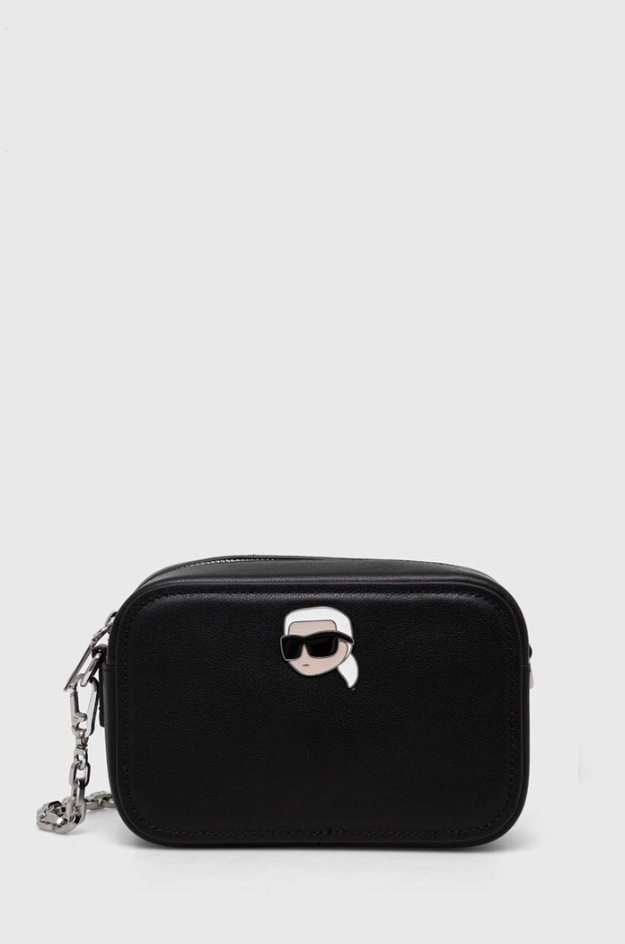 Karl Lagerfeld bőr táska nappa bőr fekete 240W3085