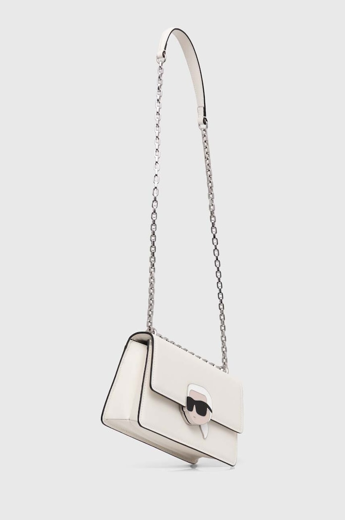Karl Lagerfeld torebka skórzana 240W3083 biały AA00