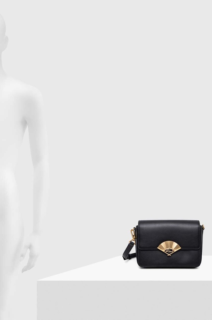 Kožená kabelka Karl Lagerfeld 240W3194