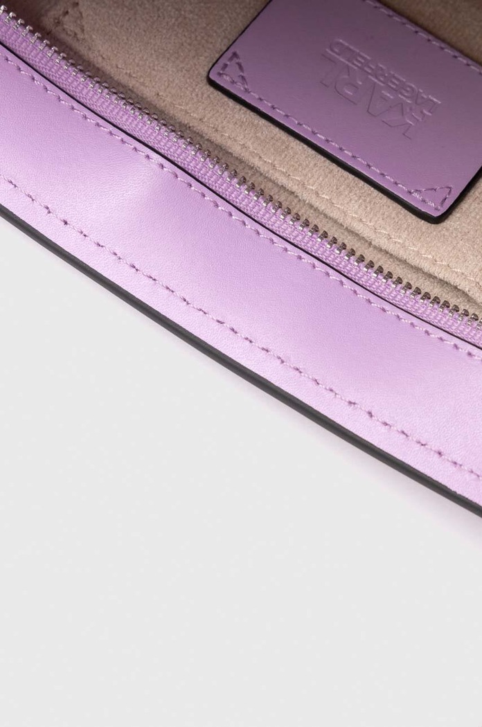 Karl Lagerfeld poseta de piele 241W3003 violet