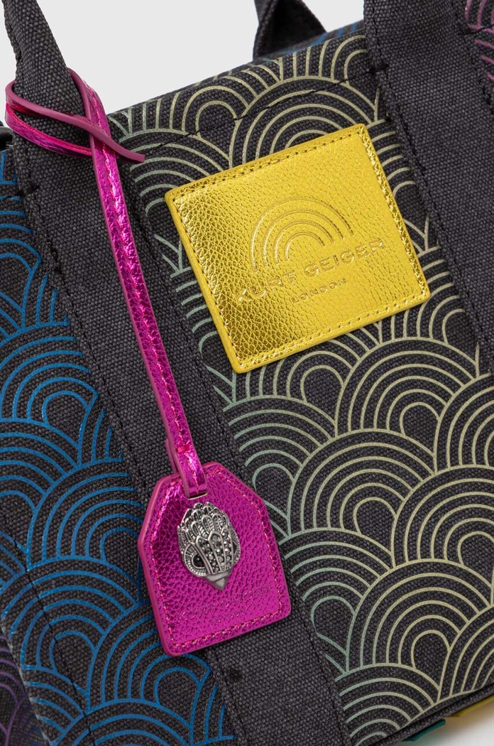 Чанта Kurt Geiger London SMALL SOUTHBANK TOTE сив 9544509609.S