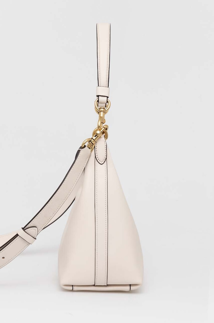 Kožená kabelka Coach Juliet Shoulder Bag CR981 béžová AW25