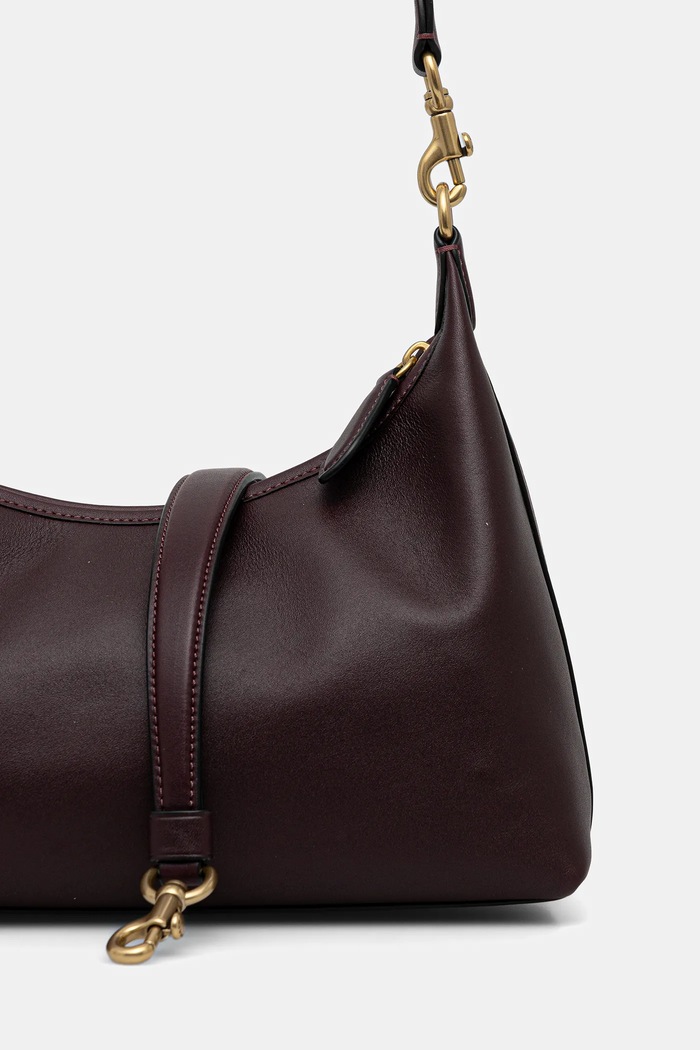 Doplnky Kožená kabelka Coach Juliet Shoulder Bag CR981 fialová