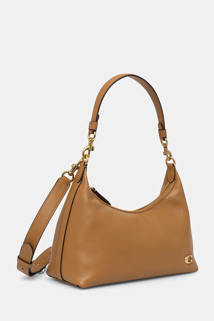 Δερμάτινη τσάντα Coach Juliet Shoulder Bag CR981 καφέ AW25