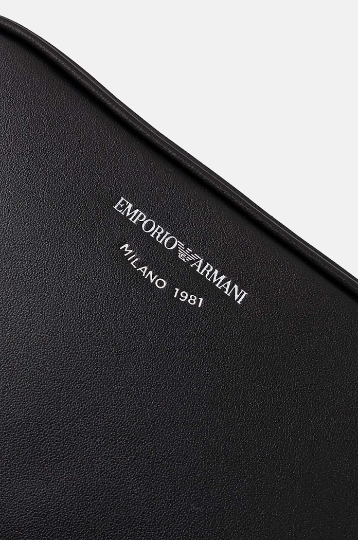 Akcesoria Emporio Armani torebka skórzana Y3H276.Y478E.NOS czarny