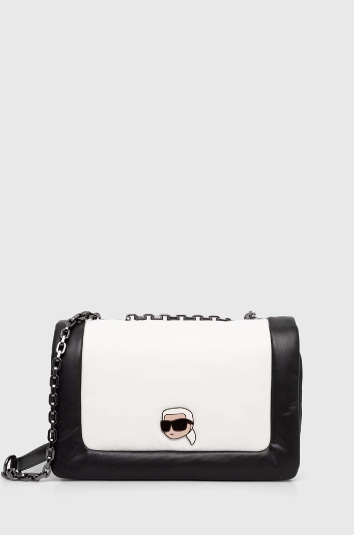 Karl Lagerfeld torebka nie mieści A4 biały 245W3054