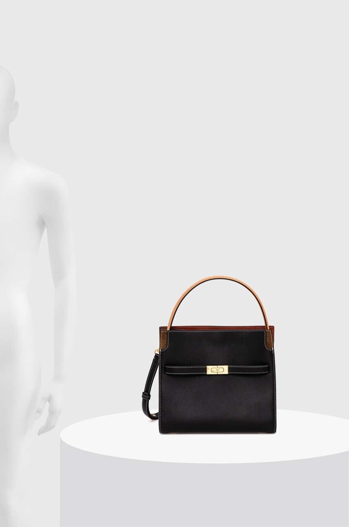 Kožená kabelka Tory Burch CN Lee Radziwill Small Double 61302.001