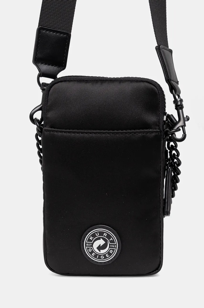 Kabelka Kurt Geiger London RECYCLED 441405229 černá AA00