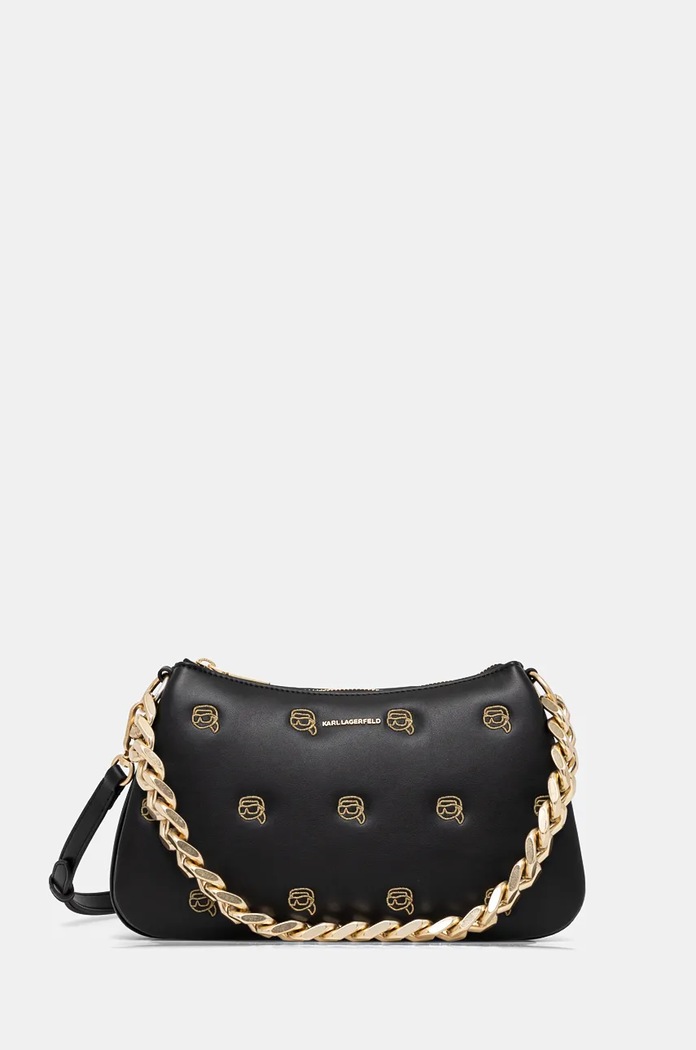 Karl Lagerfeld torebka aplikacja czarny 246W3034