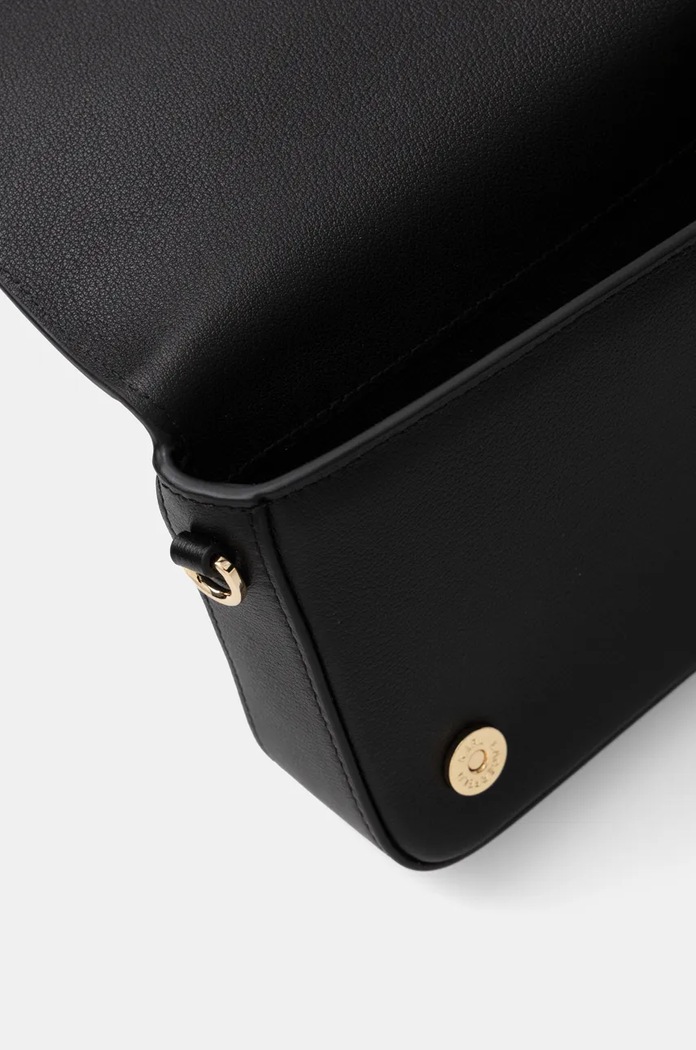 Kožená kabelka Karl Lagerfeld 246W3297 černá