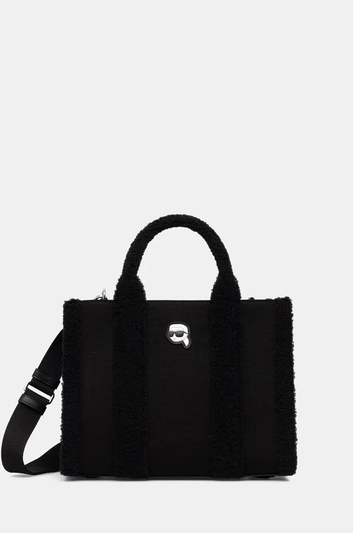 Karl Lagerfeld torebka mieści A4 czarny 246W3881