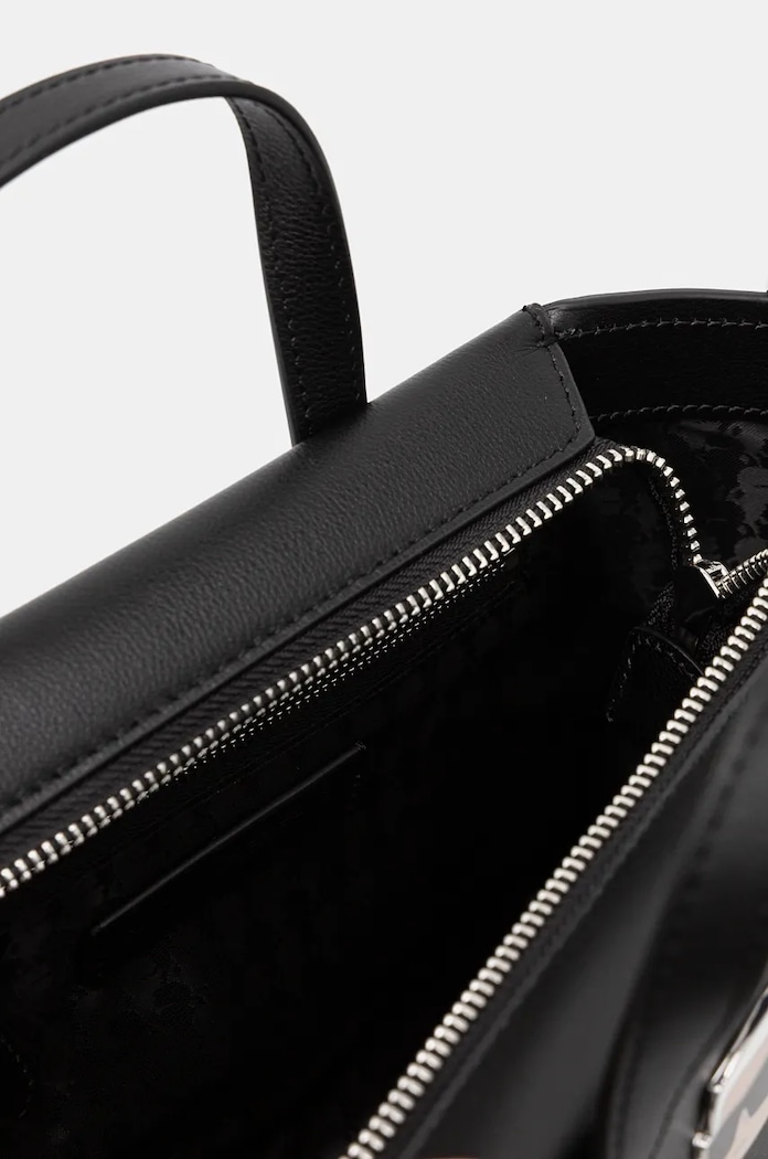 Kožená kabelka Karl Lagerfeld 246W3030 černá