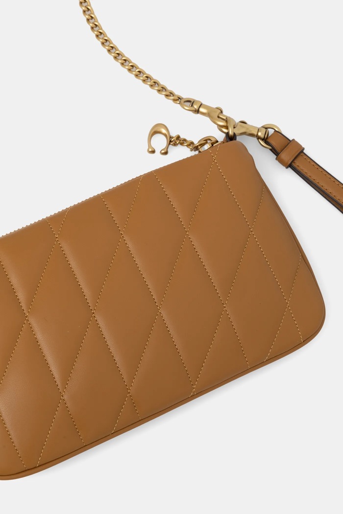 Doplňky Kožené psaníčko Coach CW580 hnědá