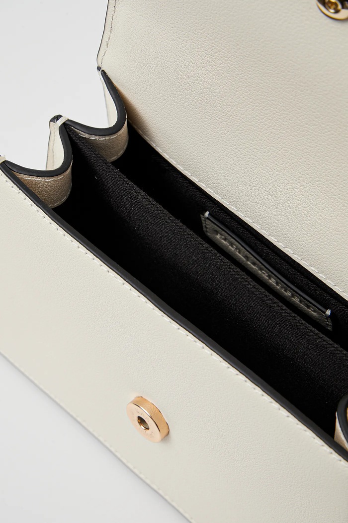 Karl Lagerfeld crossbody kabelka dámská kožená K/SIGNATURE A1W30038 béžová