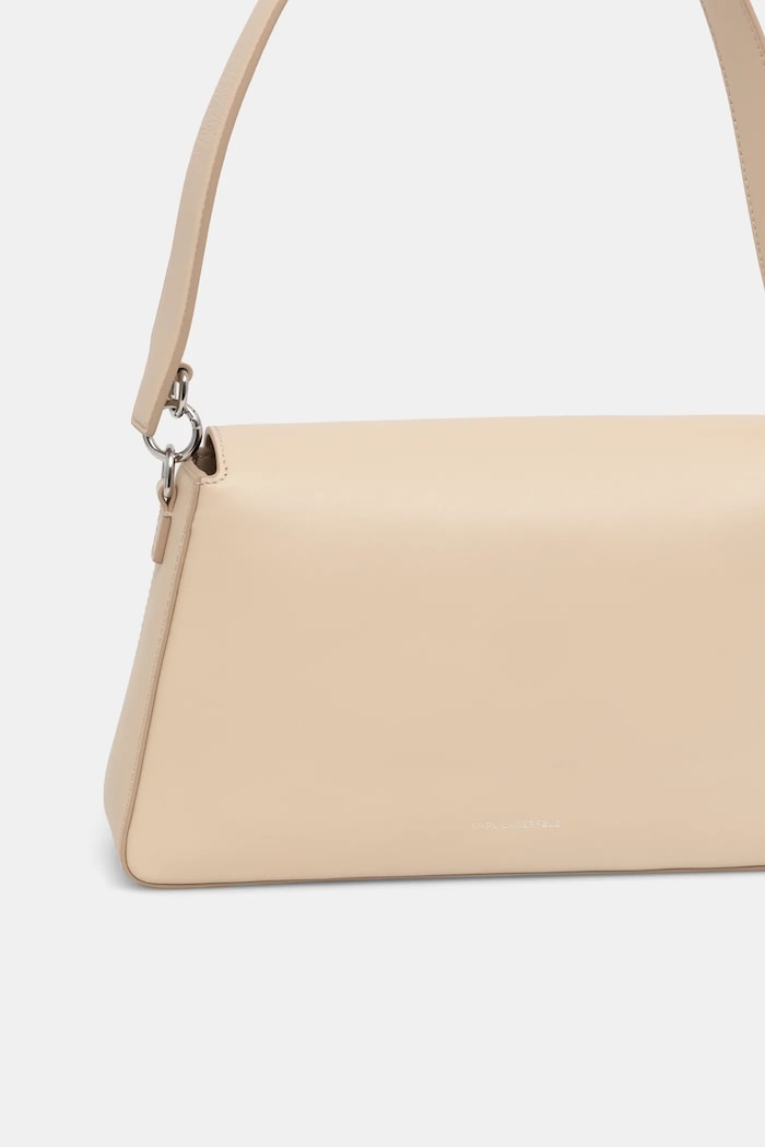 Doplnky Kožená kabelka Karl Lagerfeld IKON/K A1W30154 béžová