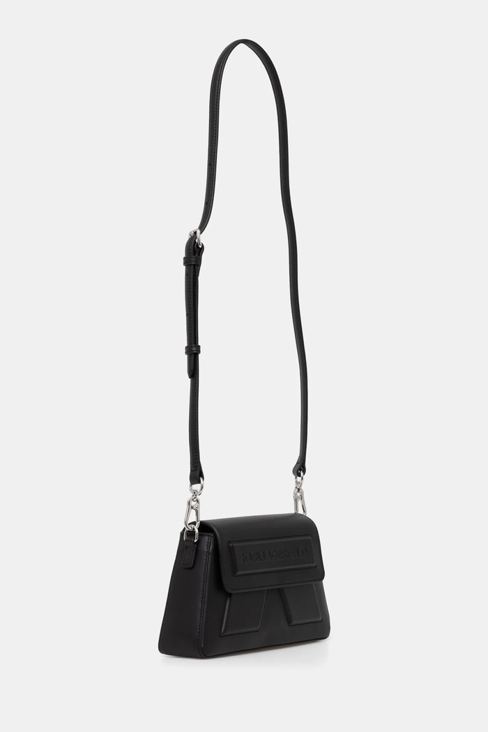 Karl Lagerfeld torebka skórzana A1W30155 czarny SS25